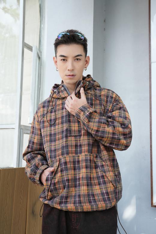 W542561173格纹梭织卫衣 商品图0