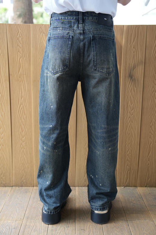 W539631871复古做旧牛仔裤 商品图2