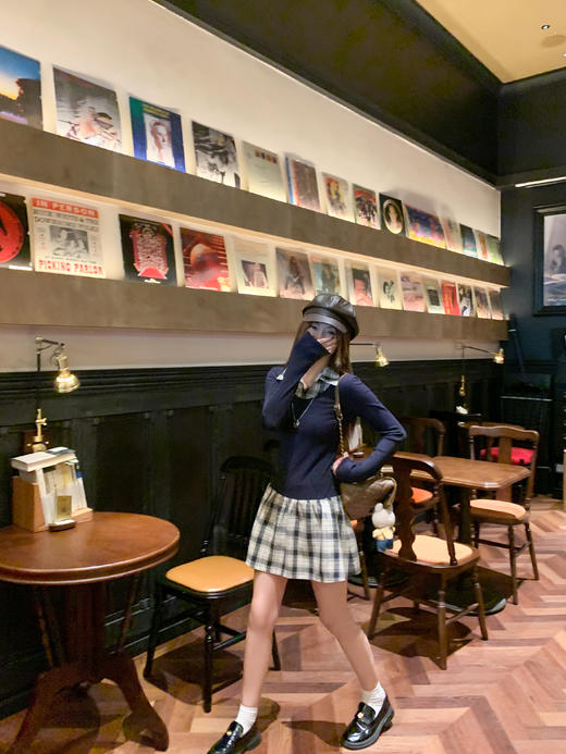 【189元任选2件】最后一波现货！学院风Polo领假两件拼接连衣裙 商品图13