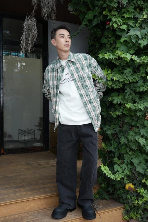 W542525530格纹晕染衬衫外套 商品图2