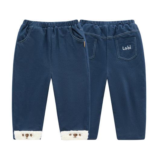 拉比i5童衣类-4休闲平口长裤LYDC101418 商品图1