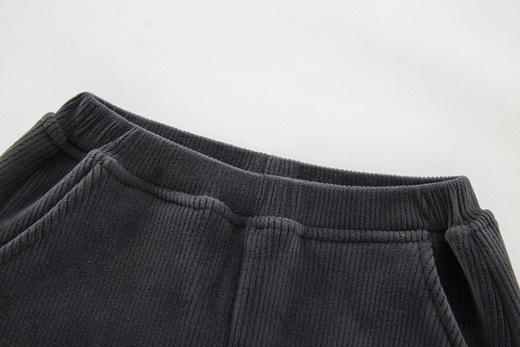 拉比i5童衣类-4自然坑条长裤LYDC101402 商品图7