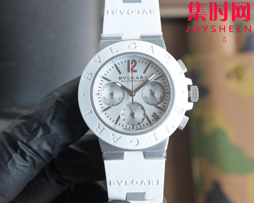 宝格丽Aluminium系列 以"铝+橡胶"的创新材质组合重新定义奢华运动 男士腕表 表径40mm 商品图8