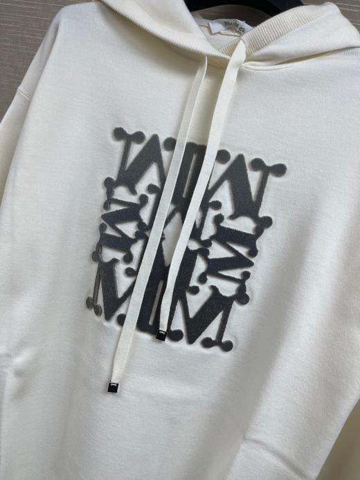 女款字母连帽针织衫毛衣 商品图1