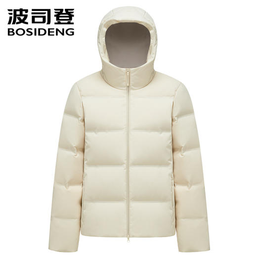 波司登2025冬新款男女短款连帽羽绒服B250245550 商品图1