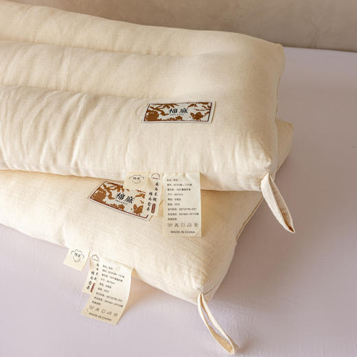 自然醒自然生态棉麻枕亚麻枕芯XK 商品图11