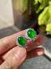 老坑玻璃种帝王绿蛋面耳钉【5171610】具体价格微信咨询 商品缩略图5