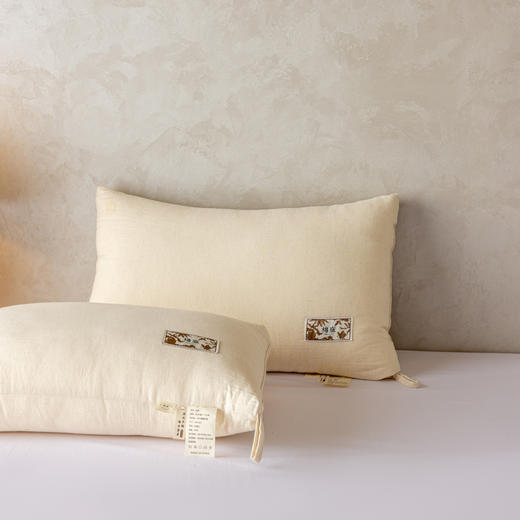 自然醒自然生态棉麻枕亚麻枕芯XK 商品图1