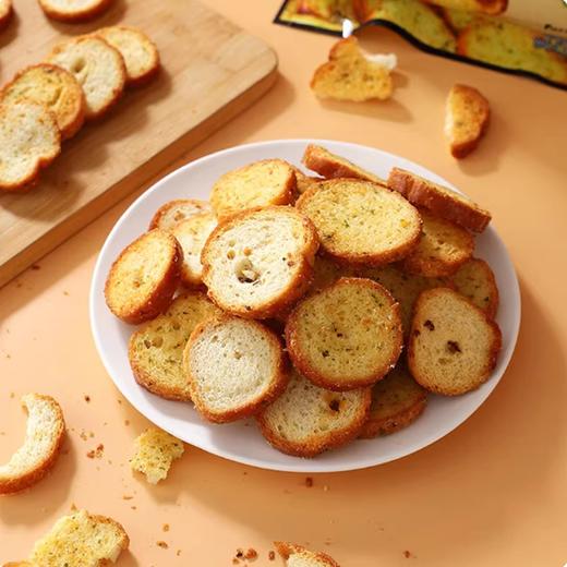 70g 韩国进口 SI蒜香面包干 休闲零食 酥脆蒜蓉味 法式烤面包脆片 商品图1