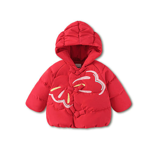 【balaOne】巴拉巴拉童装儿童羽绒服女童2025新款春装国风外套潮 商品图4