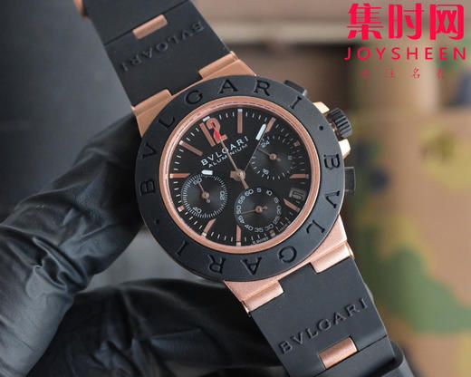 宝格丽Aluminium系列 以"铝+橡胶"的创新材质组合重新定义奢华运动 男士腕表 表径40mm 商品图1