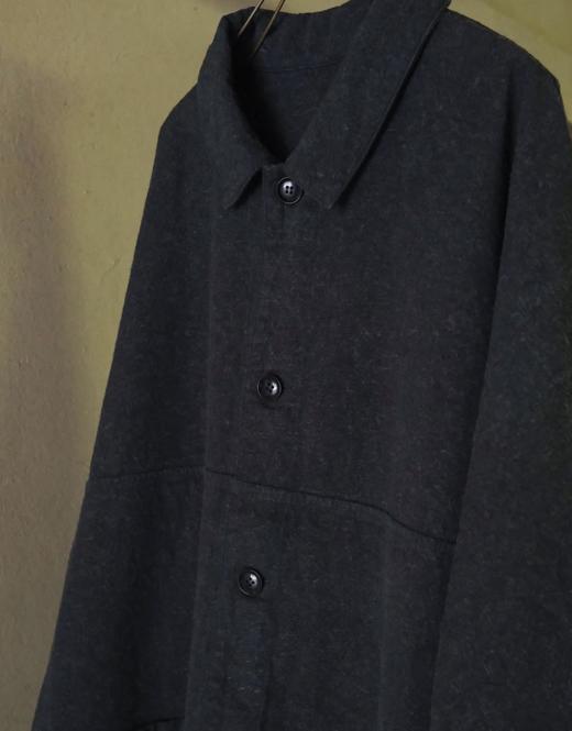 Mittan苎麻丝黑色长外套 商品图9