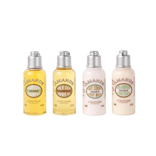 【春夏新风尚】 L'OCCITANE欧舒丹2025甜扁桃四件套35ml小样旅行装 配礼盒礼袋 商品图5