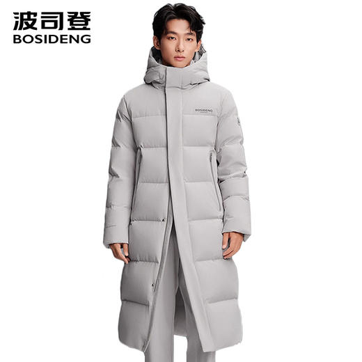 波司登羽绒服男2025新款长款加厚连帽情侣B250246540 商品图0