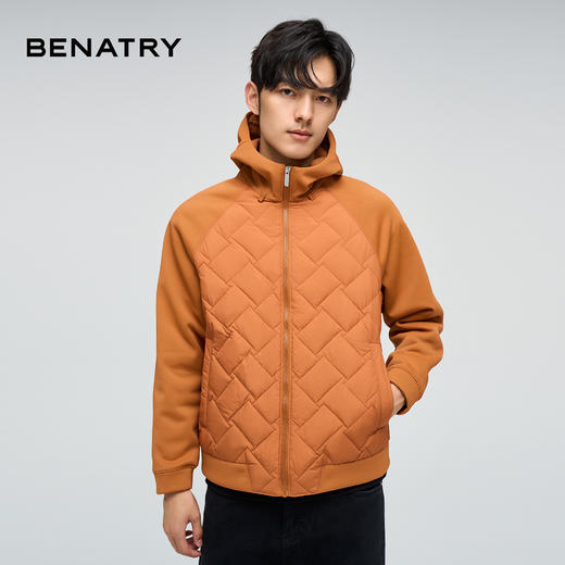 贝纳川冬季连帽轻薄鹅绒服EGP405678 商品图5