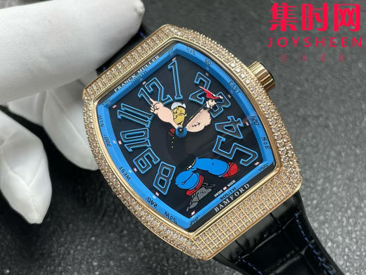 ABF法兰克穆勒 法穆兰 新款Vanguard系列 V45游艇系列"大力水手"男士腕表 商品图1