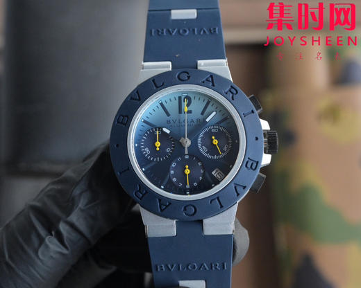 宝格丽Aluminium系列 以"铝+橡胶"的创新材质组合重新定义奢华运动 男士腕表 表径40mm 商品图7