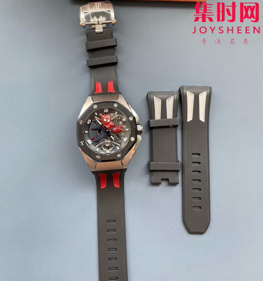 【贵重物品】爱彼皇家橡树26631系列 皇家橡树蜘蛛侠联名 真陀飞轮 男士腕表 表径42mm 钛金属 商品图7