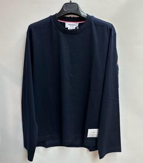 男款织带长袖T恤偏大022