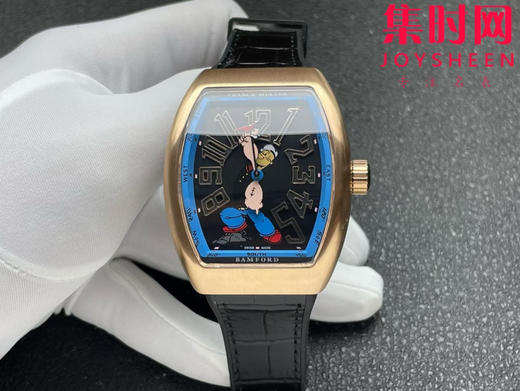 ABF法兰克穆勒 法穆兰 新款Vanguard系列 V45游艇系列"大力水手"男士腕表 商品图0