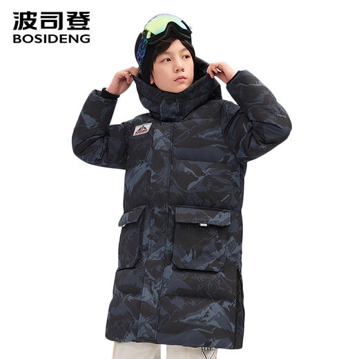 波司登极寒25新款童装羽绒服男女童防风长款T250242320 商品图1