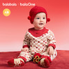 【balaOne】巴拉巴拉童装宝宝内着连体衣2025新款年服喜庆可爱萌 商品缩略图1