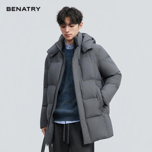 贝纳川冬季新品长款面包羽绒服ECF405270 商品图5