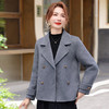 Q1138妈妈装洋气高贵含毛外套秋冬2025新款减龄显瘦中年女装毛呢女装潮 商品缩略图3