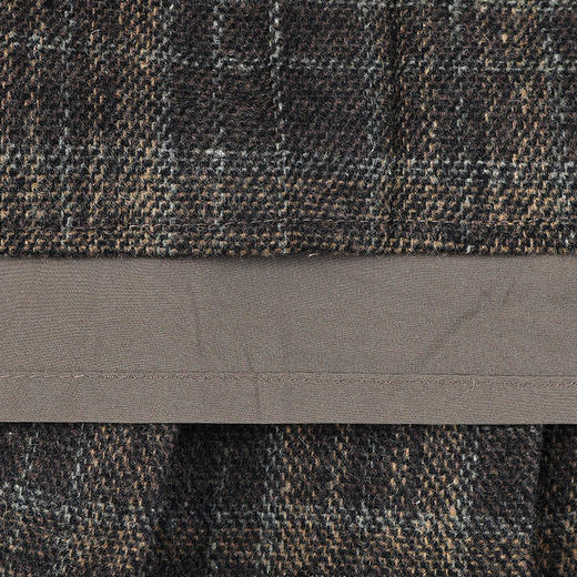 QYM 6989-Y时尚高腰A字短裙格子毛呢裙半身裙 商品图3