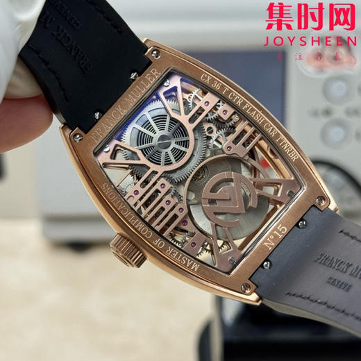 法兰克穆勒『新表』法穆兰 隆重推出Curvex CX 中置陀飞轮镂空 改装定制款 男士腕表 商品图7