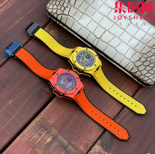 彩色陶瓷壳 男士石英腕表 商品图8