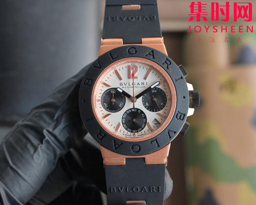 宝格丽Aluminium系列 以"铝+橡胶"的创新材质组合重新定义奢华运动 男士腕表 表径40mm 商品图8