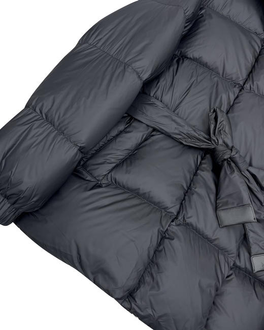 女款连帽腰带羽绒服 商品图2