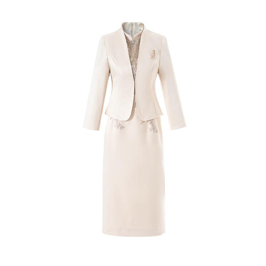 LC 2548蕾丝绣花两件套可穿端庄优雅显年轻 商品图4