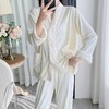 【海岛绒小香家居服】2025新款女长袖长裤加厚软妹家居服小香风简约秋冬睡衣 商品缩略图3