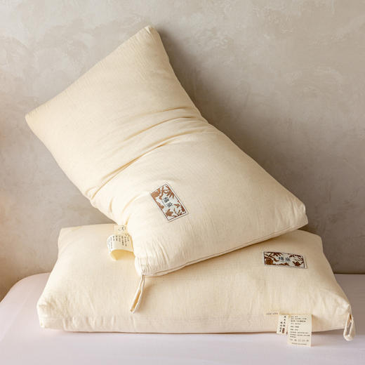 自然醒自然生态棉麻枕亚麻枕芯XK 商品图0