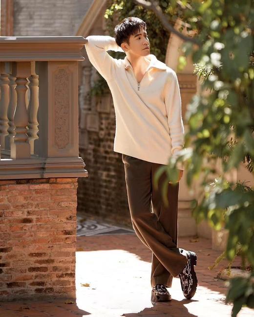 鼎奢成衣LP老钱风半拉羊毛衫桑蚕丝莱赛尔毛衣 商品图8