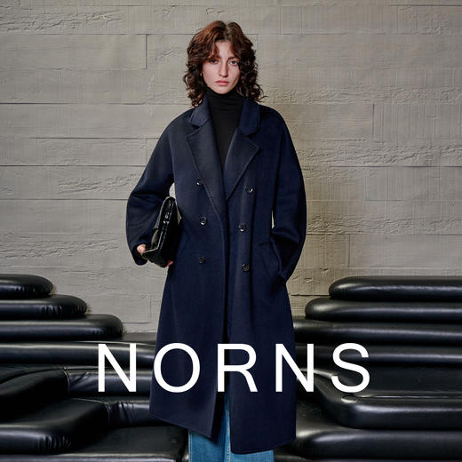 主推款丨NORNS LADY诺恩 【经典传承】小山羊绒毛呢大衣外套冬季 H25WS01542 商品图1