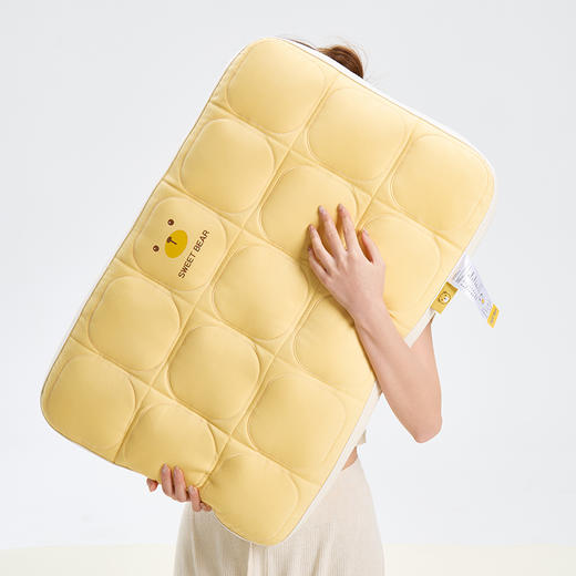 自然醒小熊豆乳面包枕乳胶片定型枕头XK 商品图14