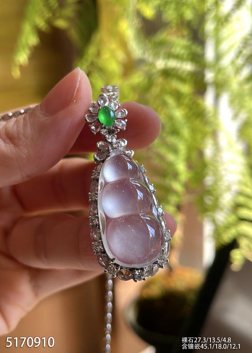 玻璃种福豆吊坠【5170910】具体价格微信咨询 商品图5