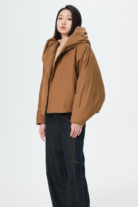 水淼2025冬新款休闲蝙蝠袖羽绒服1805 商品图0