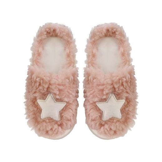 【极简高级风】2025新款高级感五角星厚底棉拖鞋室内家居防滑保暖毛毛拖鞋 商品图4