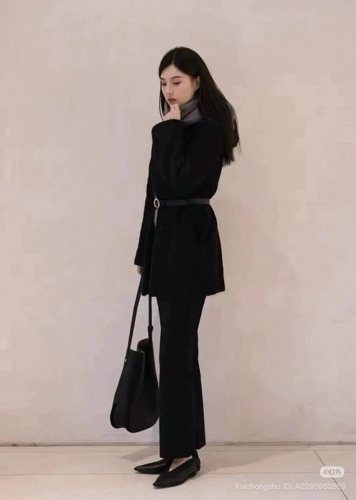 1019-4  独家圆正 小禾543 厚款 弹力羊毛罗马布 微喇叭长裤 商品图3