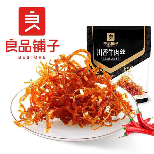 良品铺子川香牛肉丝60克 商品图0