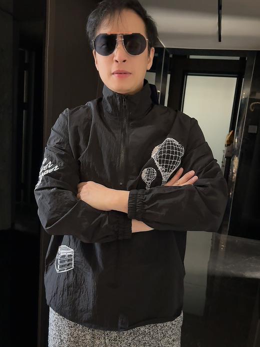 驴家热气球刺绣半拉链衬衫（波哥蕾姐穿M） 商品图5