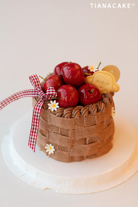 四寸一篮糖福禄