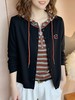 女士妈妈装减龄休闲假两件条纹拼接连帽卫衣秋季新款套头直筒外穿 商品缩略图2