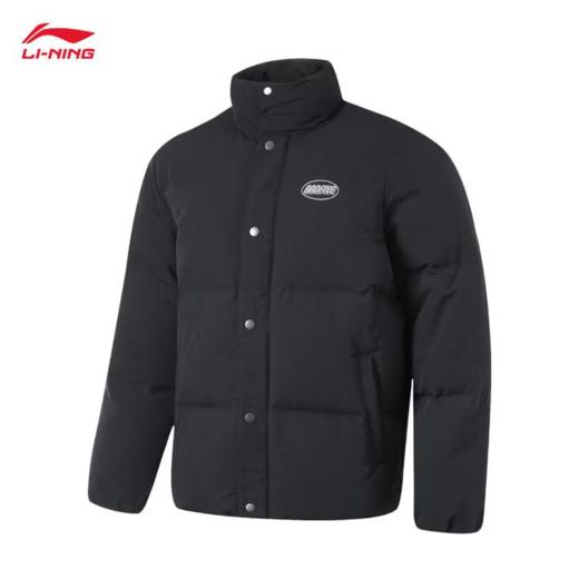 李宁男子冬季防泼水羽绒服外套AYMU075-1 商品图3