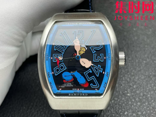 ABF法兰克穆勒 法穆兰 新款Vanguard系列 V45游艇系列"大力水手"男士腕表 商品图2