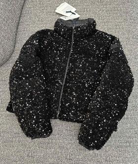 女款亮片短款外套018